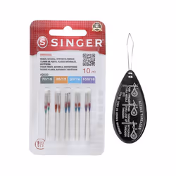 Singer Universal 2020 Sewing Machine Needles 10, Assorted 70/10-100/16