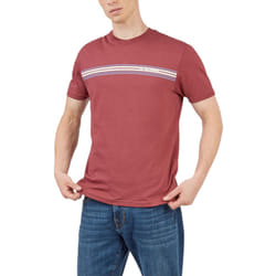 BEN SHERMAN 8146 Mens T Shirts Summer Cotton Tee - Maroon, S