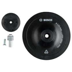 Bosch Professional 1609200240 Sanding Plates Ã 125 mm, Black, 125 mm x 8 mm