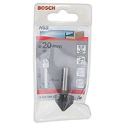 Bosch 2608596373 90Â° Countersink Bit Shank, 8mm x 20mm, Silver