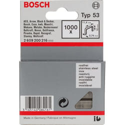 Bosch Fine Wire Staples, Type 53: