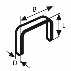 Bosch Fine Wire Staples, Type 53: