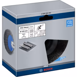 Bosch Clean for Metal Tapered Brushes, Crimped Wire - Additional view 2
