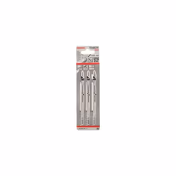 Bosch 2608634993 Progressor Jigsaw Blade Wood and Metal, Silver, Pack of 3