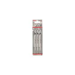 Bosch 2608634993 Progressor Jigsaw Blade Wood and Metal, Silver, Pack of 3