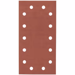 Bosch 2608605319 Sander Sheets for Wood, Velcro Type, 14 Hole, 115mm x 230mm, P180 Grit, Blue, Pack of 10