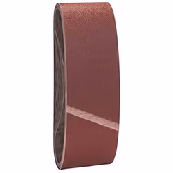 Bosch 2608606082 Sanding Belt, 75mm x 533mm, 80 Grit, Red, Pack of 10