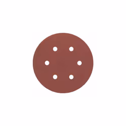 Bosch Professional 2608605720 Sanding Disc for Wood, Velcro Type, 6 Hole, 150mm, P120 Grit, Brown, Pack of 5
