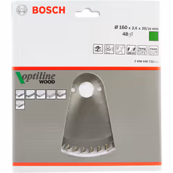 Bosch Optiline Wood Circular Saw Blades
