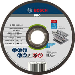 Bosch 2 608 600 549 angle grinder accessory Cutting disc