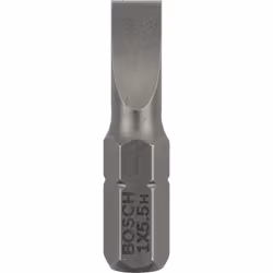 Bosch Screwdriver bit extra hard, 3 pc(s), Slot, 5.5 mm, Steel, 25 mm, 25.4 / 4 mm (1 / 4")