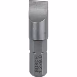 Bosch Screwdriver bit extra hard, 3 pc(s), Slot, 8 mm, Steel, 25 mm, 25.4 / 4 mm (1 / 4")