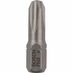Bosch Screwdriver bit extra hard, 100 pc(s), Phillips, PH 3, Steel, 25 mm, 25.4 / 4 mm (1 / 4")
