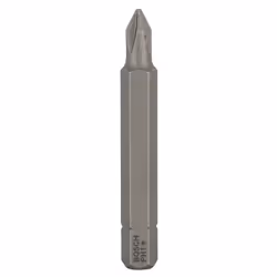 Bosch Screwdriver bit extra hard, 3 pc(s), Phillips, PH 1, Steel, 51 mm, 25.4 / 4 mm (1 / 4")