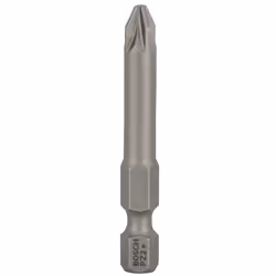 Bosch Screwdriver bit extra hard, 3 pc(s), Pozidriv, PZ 2, Steel, 49 mm, 25.4 / 4 mm (1 / 4")
