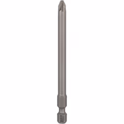 Bosch 2607001583 Extra Hard Screwdriver Bit, Pz 2, 89mm Length, Pack of 3