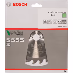 Bosch Optiline Wood Circular Saw Blades