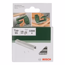 Bosch 2609255844, Staples pack, 1.8 cm, Fixing, 6 mm, 1000 staples, 1000 pc(s)