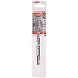 Bosch 2608595524 Hex Shank Wood Drill Bit, 10mm x 87mm x 133mm, Silver