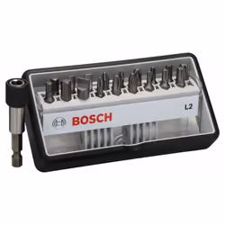 Bosch 2 607 002 568, 18 pc(s), Hex (metric), Phillips, Security hex (metric), Torx, T10, T15, T20, T25, T30, T40, 4,5,6 mm, P ...