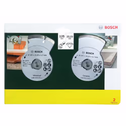 Bosch 2 607 019 484, 12.5 cm, 1.7 mm, 2 pc(s)