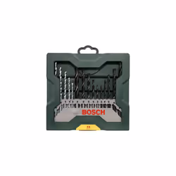 Bosch 2607019675 Mixed Mini X-Line Drill Set (15-Piece)
