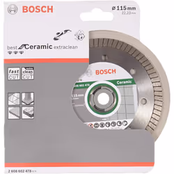 Bosch Professional 2608602478 Diamond Cutting disc Best for Ceramic Extra-Clean Turbo