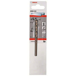 Bosch Professional HSS-Co Metal Drill Bit (stainless steel, 5.1 x 52 x 86 mm, accessory drill driver)