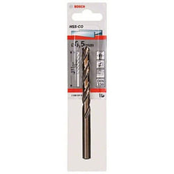 Bosch Professional HSS-Co Metal Drill Bit (stainless steel, 8.5 x 75 x 117 mm, accessory drill driver)
