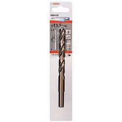 Bosch Professional 2608585868 HSS-Co Metal Drill Bit (stainless steel, 11.5 x 94 x 142 mm, accessory drill driver), Silver