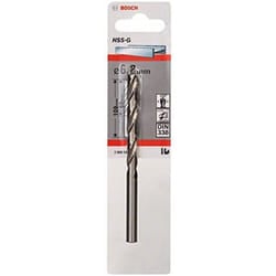 Bosch 2608585928 Din338 HSS-G Metal Drill Bit, 6.8mm x 69mm x 109mm, Silver