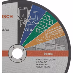 Bosch Cutting Disc Universal Flat Hub Rapido Multi Construction 230x1.9Â mmÂ âÂ 2608602767 - Additional view 3