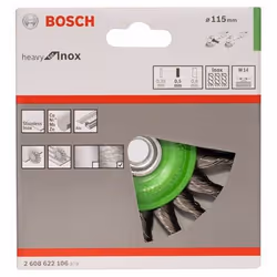 Bosch 2 608 622 106 wire wheel/wheel brush 11.5 cm
