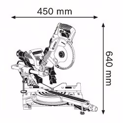 Bosch GCM 8 SDE 5000 RPM 1600 W - Additional view 5