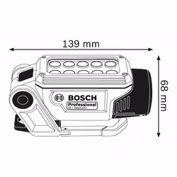 Bosch GLI DeciLED Professional Blue, Grey LED - Additional view 5