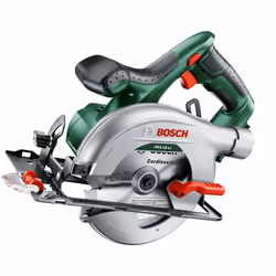 Bosch PKS 18 LI, Black, Green, Stainless steel, 15 cm, 3800 RPM, 4.8 cm, Battery, Lithium-Ion (Li-Ion)