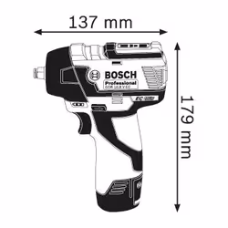 Bosch GDS 10.8 V-EC Professional 3/8" 2600 RPM 115 N⋅m Blue - Additional view 4