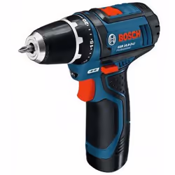 Bosch GSR 10,8-2-LI Professional, Pistol grip drill, Keyless, Black, Blue, Red, 1 cm, 1.9 cm, 1 cm