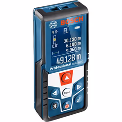 Bosch GLM 50 C Professional, Laser distance meter, cm, ft, in, m, Black, Blue, Digital, IP54, 2.1+EDR