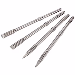 Bosch Professional 2607017368 SDS-Max Chisel Set, Silver, Set of 4 Pieces