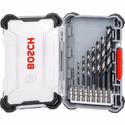 BOSCH 2 608 577 146 Twist Drill Bit Set 60, 72, 83, 91, 98, 109, 117, 133 2, 3, 4, 5, 6, 7, 8, 10