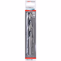 Bosch Professional PointTeQ HSS Twist Drill Bit (for metal, reduced shank, 14 x 108 x 160 mm, accessories for drill driver)