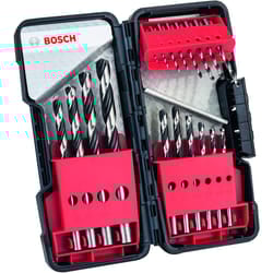 Bosch 2608577350 Metal Twist Drill HSS-Set 18-Piece PointTeQ in Box, 1-10 mm