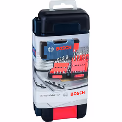 Bosch 2608577350 Metal Twist Drill HSS-Set 18-Piece PointTeQ in Box, 1-10 mm