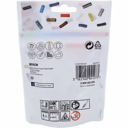 Bosch 70-Piece Gluey Transparent Glue Sticks (Gluey Sticks, 20x7 mm, Accessories for Gluey Hot Glue Stick)