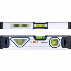 25 cm Spirit Level with Magnet System (All-Round Readability, Aluminium housing, Robust end caps) â Amazon Exclusive