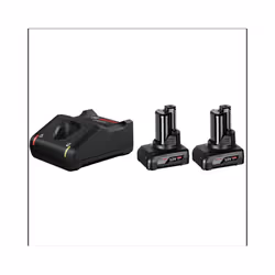 BOSCH PROFESSIONAL 12V 6.0AH LI-ION COOLPACK BATTERIES & CHARGER (439XK)