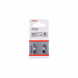 Bosch Impact Control Torsion Pozi Screwdriver Bits PZ2 25mm Pack of 25 - Additional view 6