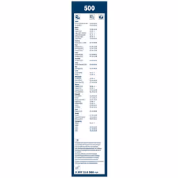 Bosch Wiper Blade Twin 500, Length: 500mm/500mm â set of front wiper blades