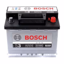 Bosch S3 005, 56 Ah, 12 V, 480 A, Car, Right-placed, B13
